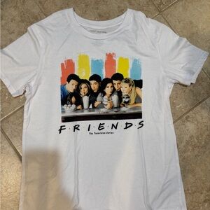Friends Graphic Kids White Short-Sleeve T-Shirt